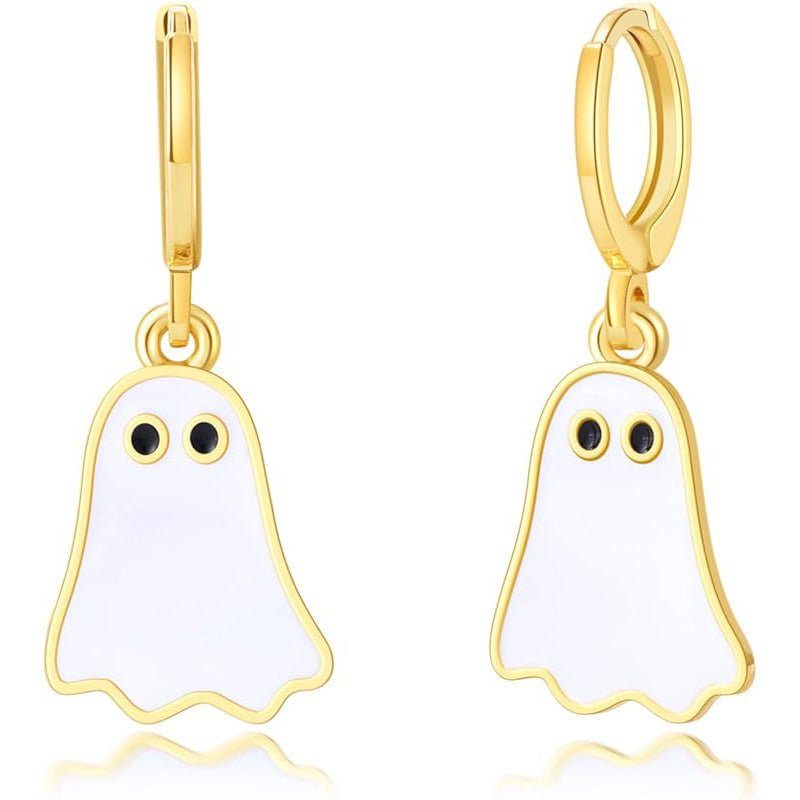 Super Cute Halloween Ghosty Earrings - silverfoxgoods